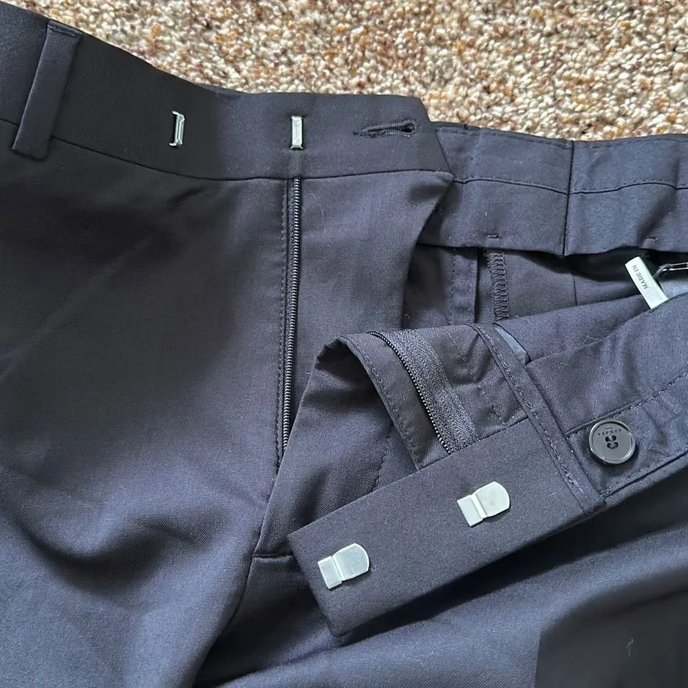 Sandro Classic Suit Pants Black Size 42 - Picture 6 of 10